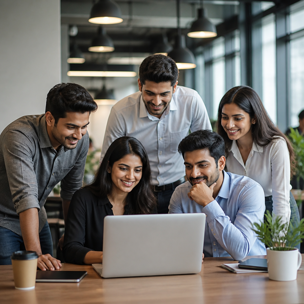 Local Rank Ai specialist setting up Google Ads campaigns for a business in Lucknow, showing keyword research, ad group structure, and conversion tracking setup on dual monitors